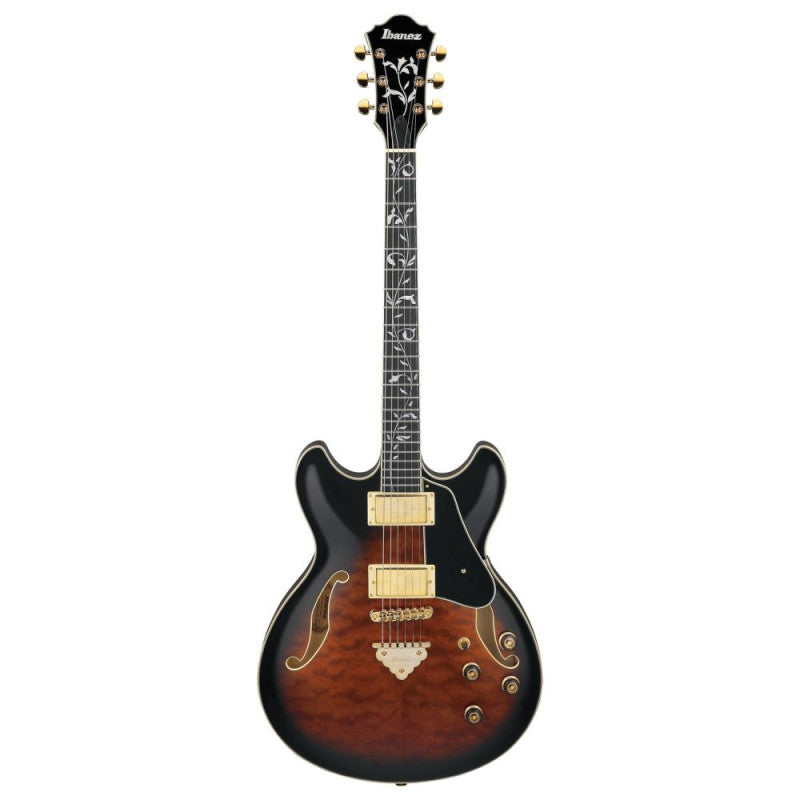Ibanez AS93QMSP Dark Brown Sunburst