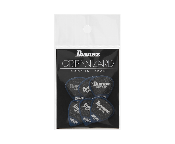 Ibanez Set of 6 Sand Grip Deep Blue 1.2mm Picks