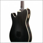 Ibanez TOD10NLTKF Acoustic Transparent Black Flat Mancina