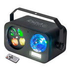 Ibiza Combined Effetto Luci AstroStrobo Gobo Beam 3 in1 con Telecomando