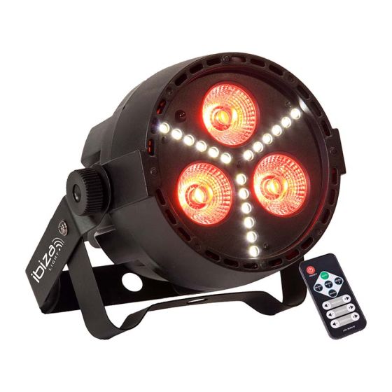 Ibiza Par Mini Str with 3 RGBW LEDs