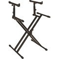 Quik Lok QL/742 - supporto a X doppio livello per 2 tastiere