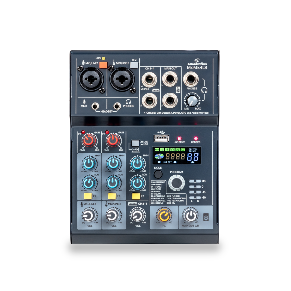 Soundsation Miomix 4 LS 4 Canali con Effetti