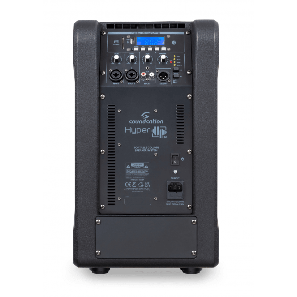 Soundsation HYPERUP 8A Sistema Audio Portatile a Colonna a Batteria