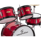 Soundsation Jdk100Mr Batteria Junior 5 Pz Metallic Red