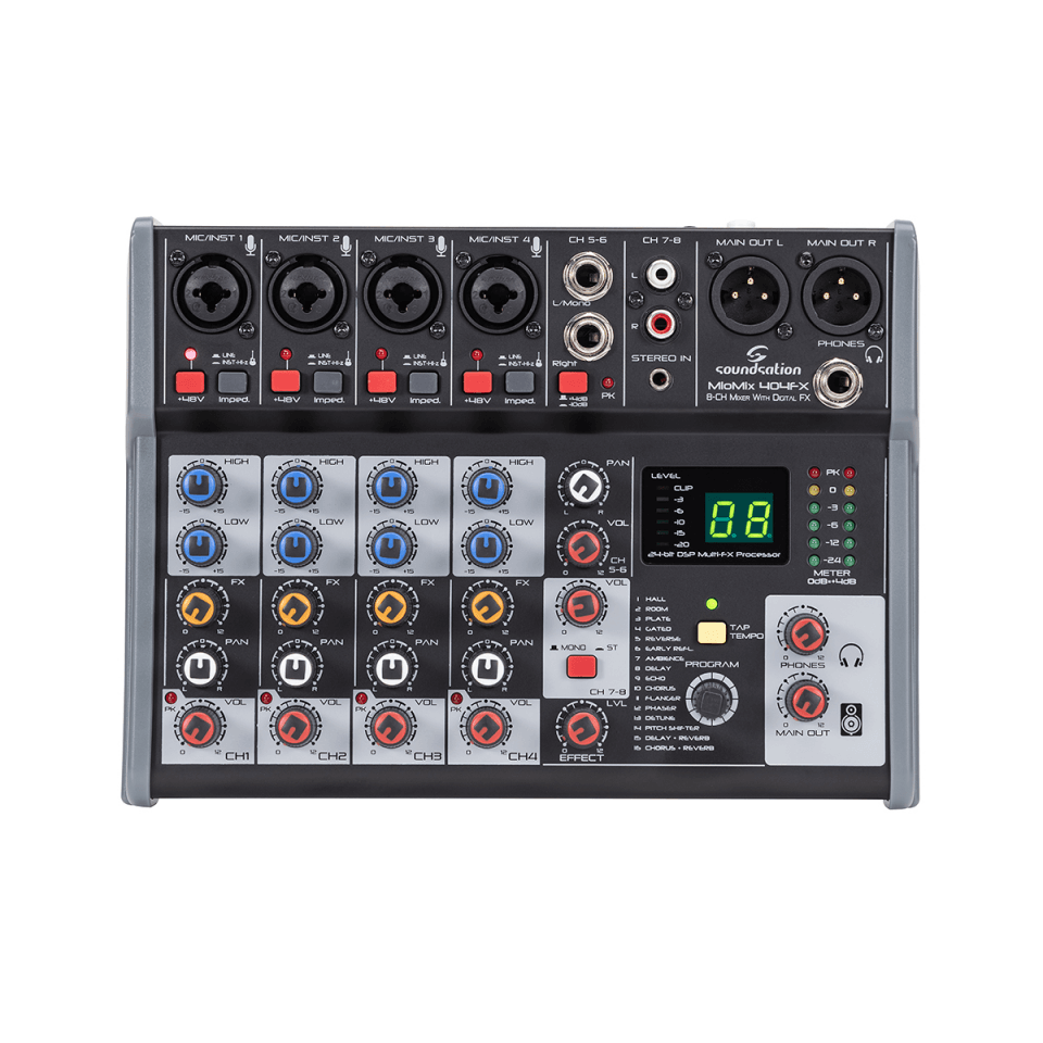 MIXER SOUNDSATION MIOMIX 404FX CON EFFETTO