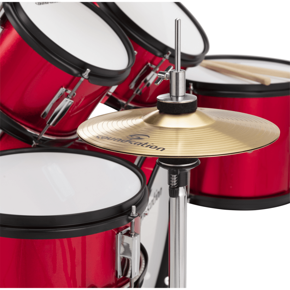 Soundsation Jdk100Mr Batteria Junior 5 Pz Metallic Red
