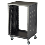 Soundsation 16-Unit 19'' Mobile Rack with Wheels