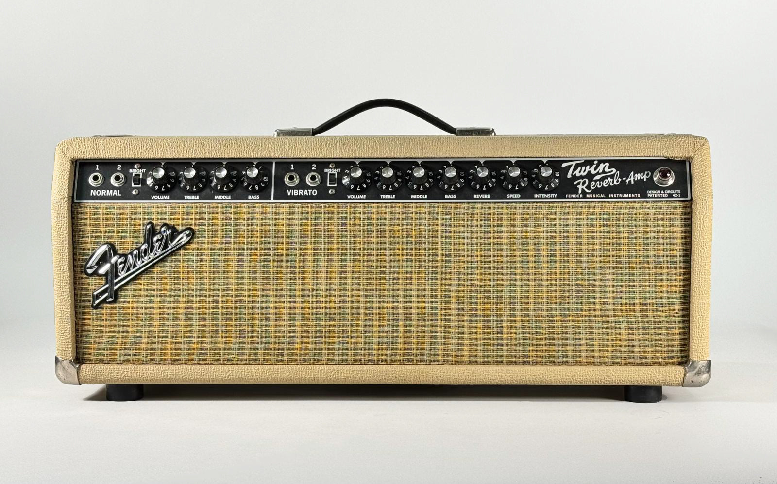 Fender Twin Reverb Testata Blonde Usata