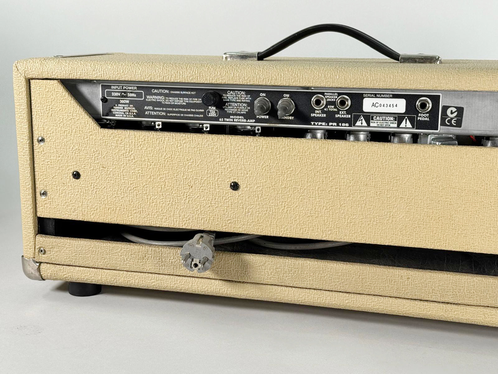 Fender Twin Reverb Testata Blonde Usata
