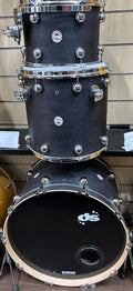 Dsdrum Batteria Venom Rock Kit Charcoal Stain Matte Finish