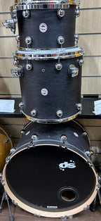 Dsdrum Batteria Venom Rock Kit Charcoal Stain Matte Finish