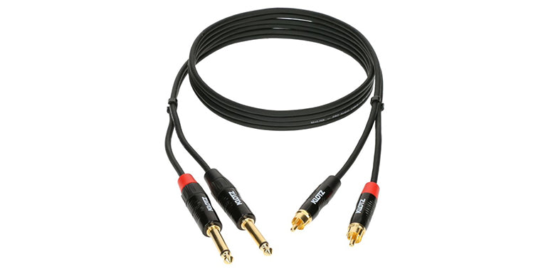 Klotz KTCJ150 Cavo Gemello Jack Stereo con Rca