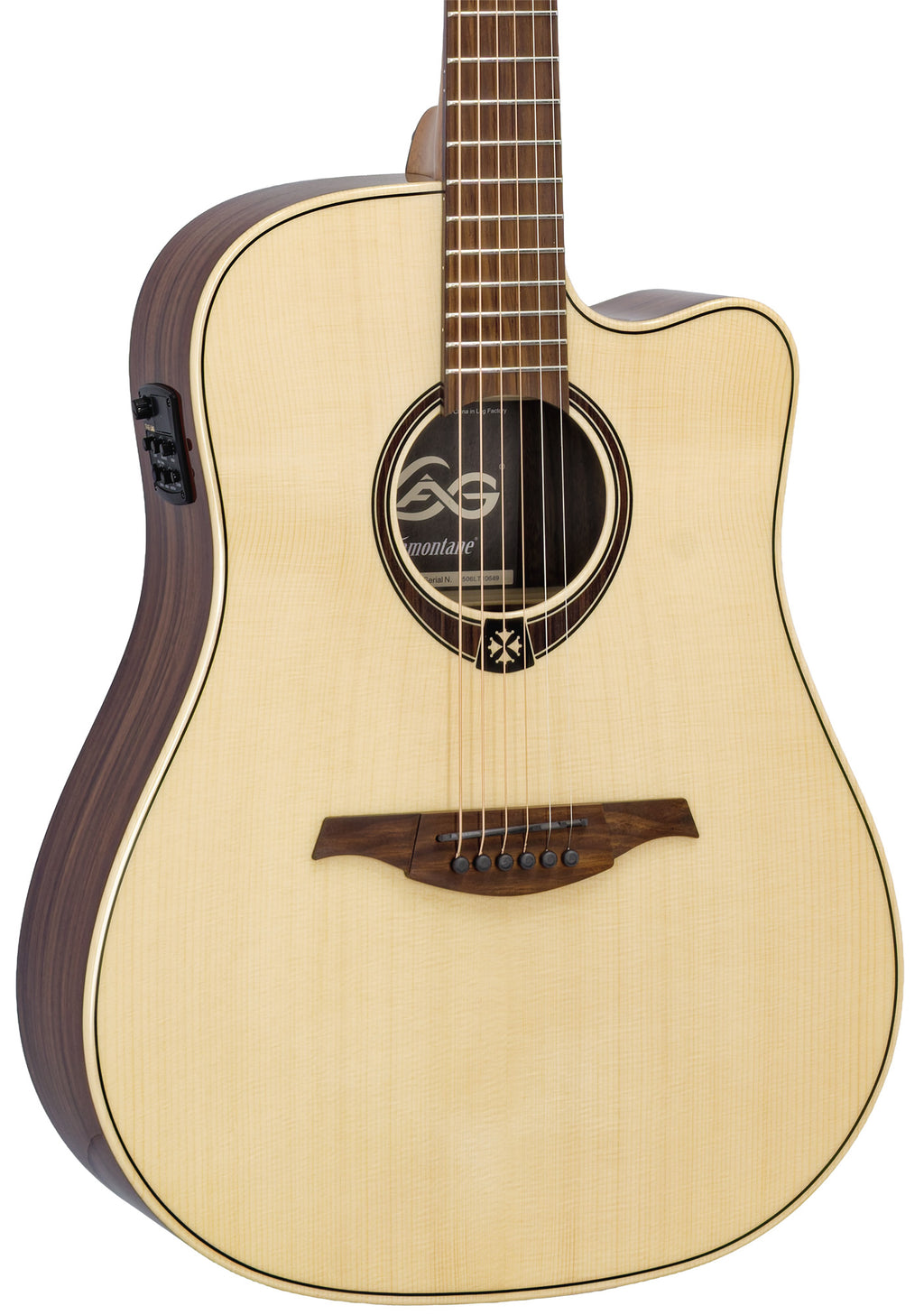 LAG T218DCE Chitarra Acustica Dreadnought Cutaway EQ