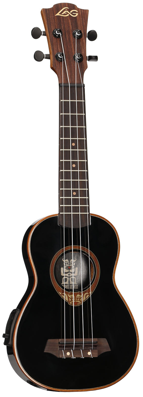 LAG BABYTKU118SE Baby Ukulele Soprano EQ Black