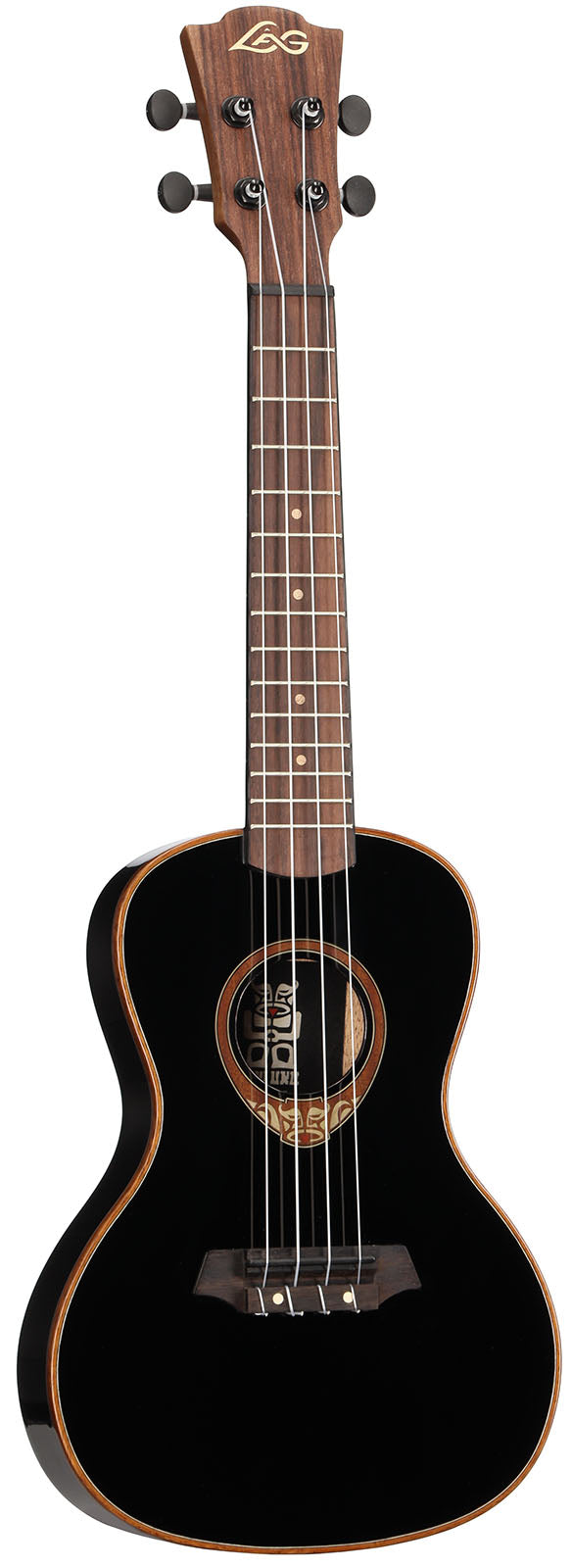 LAG TKU118CE Ukulele Concert EQ Black