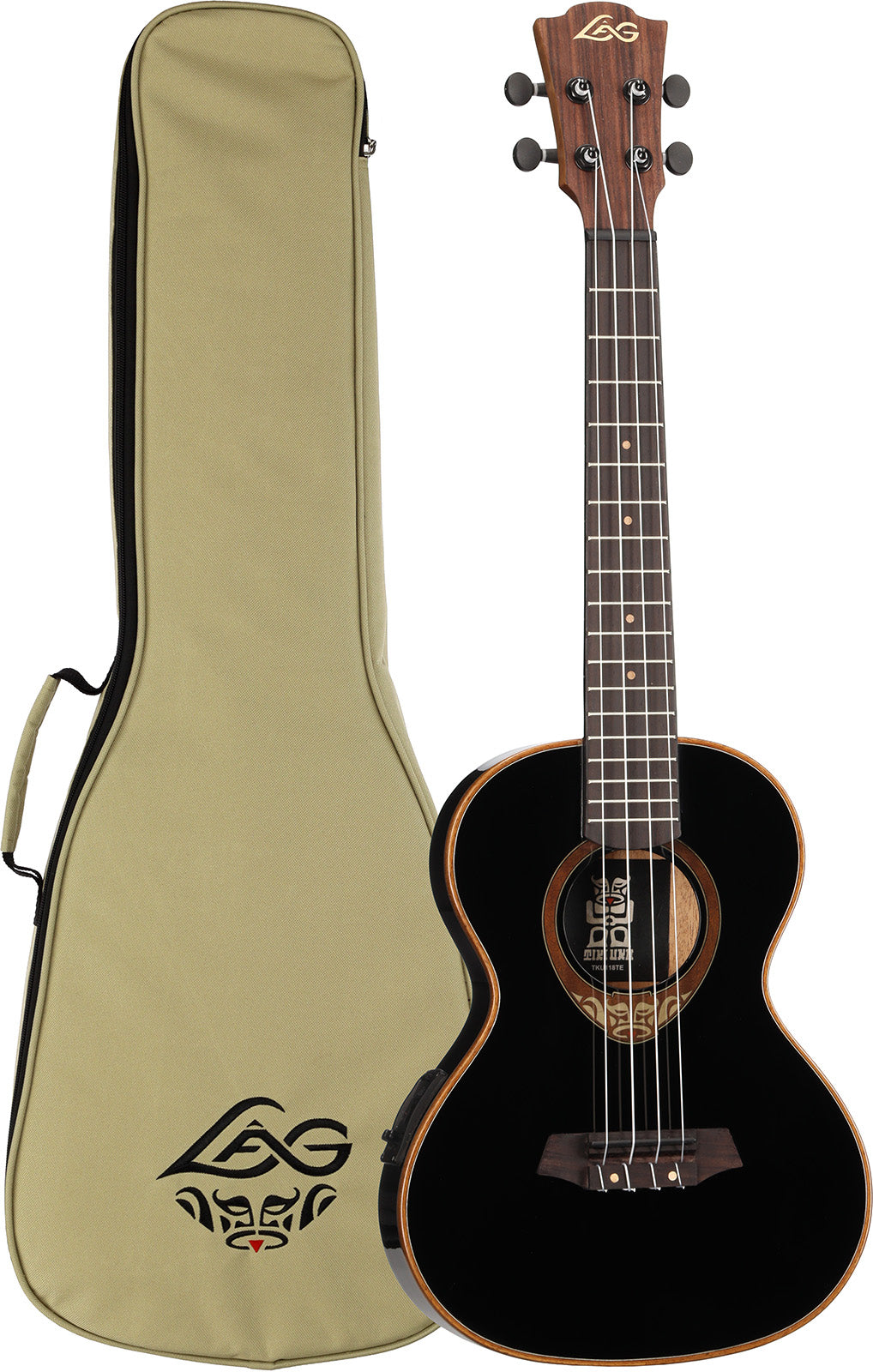 LAG TKU118TE Ukulele Tenore EQ Black