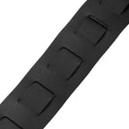 Levy's M26PD-BLK-MAT Tracolla in pelle pieno fiore imbottita Matte Black 3"