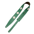 Levy's MG317IB-001 Tracolla in pelle Green 2.5"