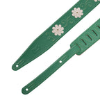 Levy's MG317IB-001 Tracolla in pelle Green 2.5"