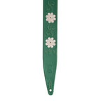 Levy's MG317IB-001 Tracolla in pelle Green 2.5"