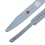 Levy's MG317IB-002 Tracolla in pelle Blue 2.5"