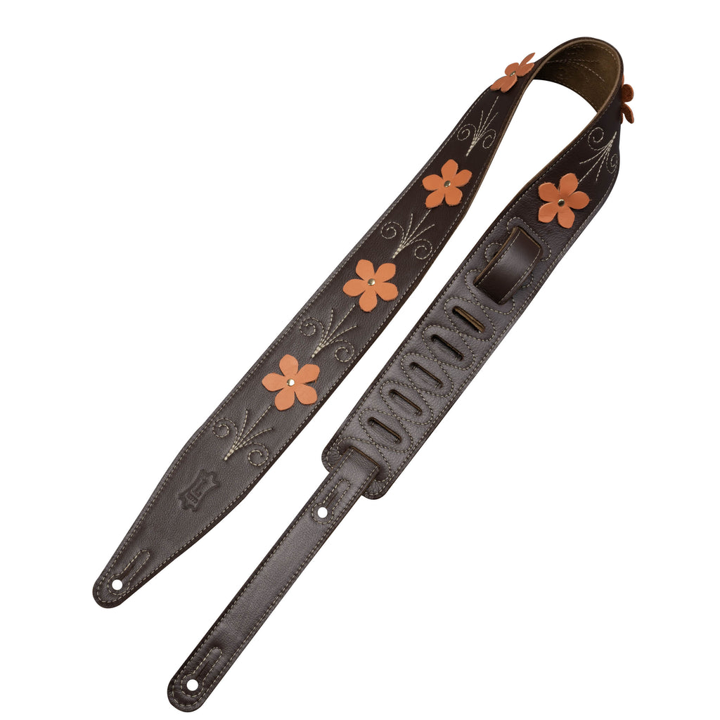 Levy's MG317IB-003 Tracolla in pelle Brown 2.5"