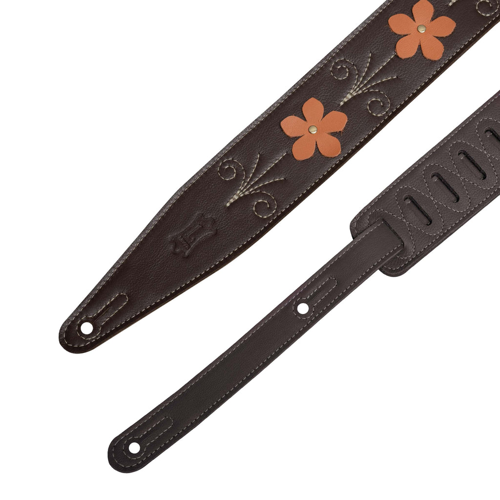 Levy's MG317IB-003 Tracolla in pelle Brown 2.5"