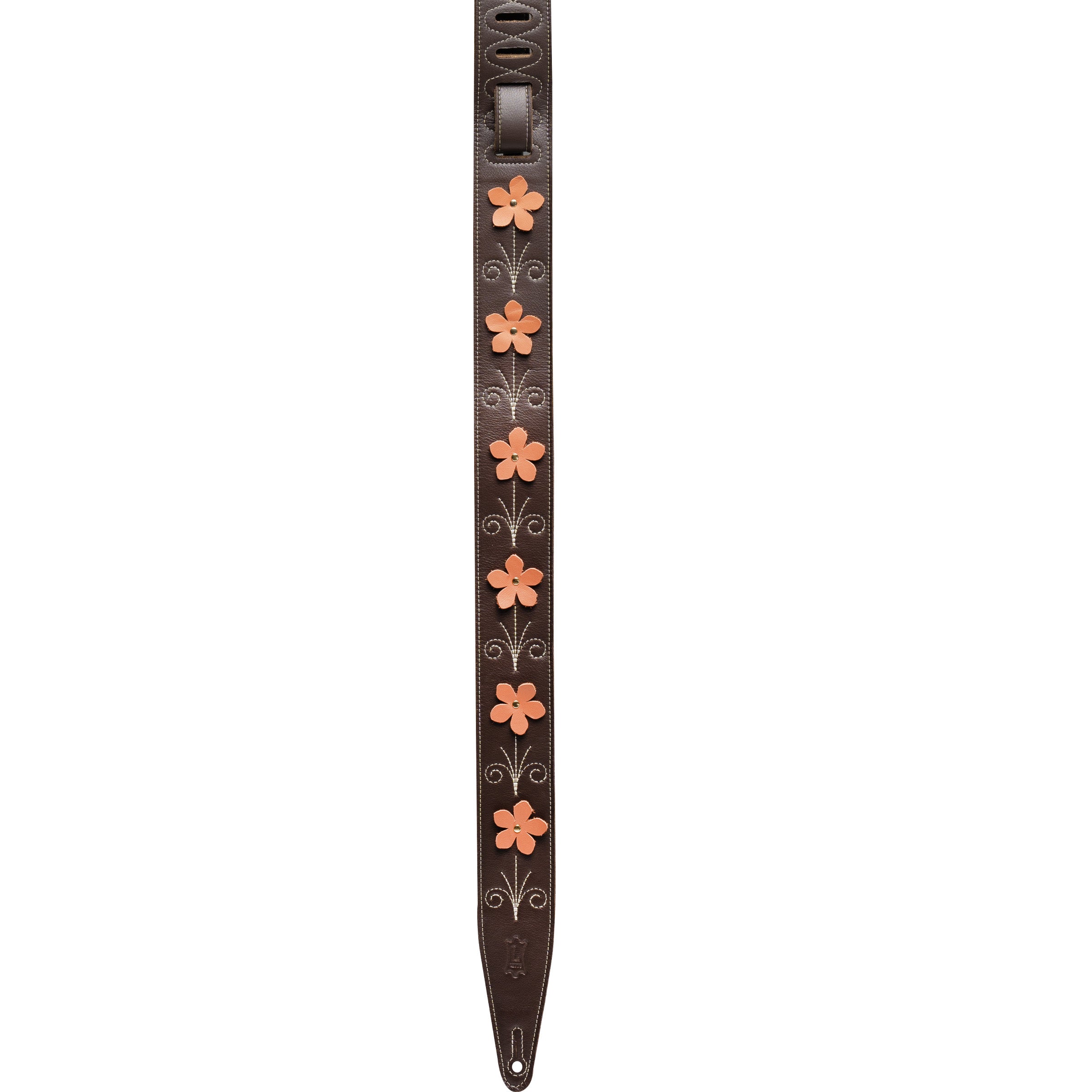 Levy's MG317IB-003 Tracolla in pelle Brown 2.5"