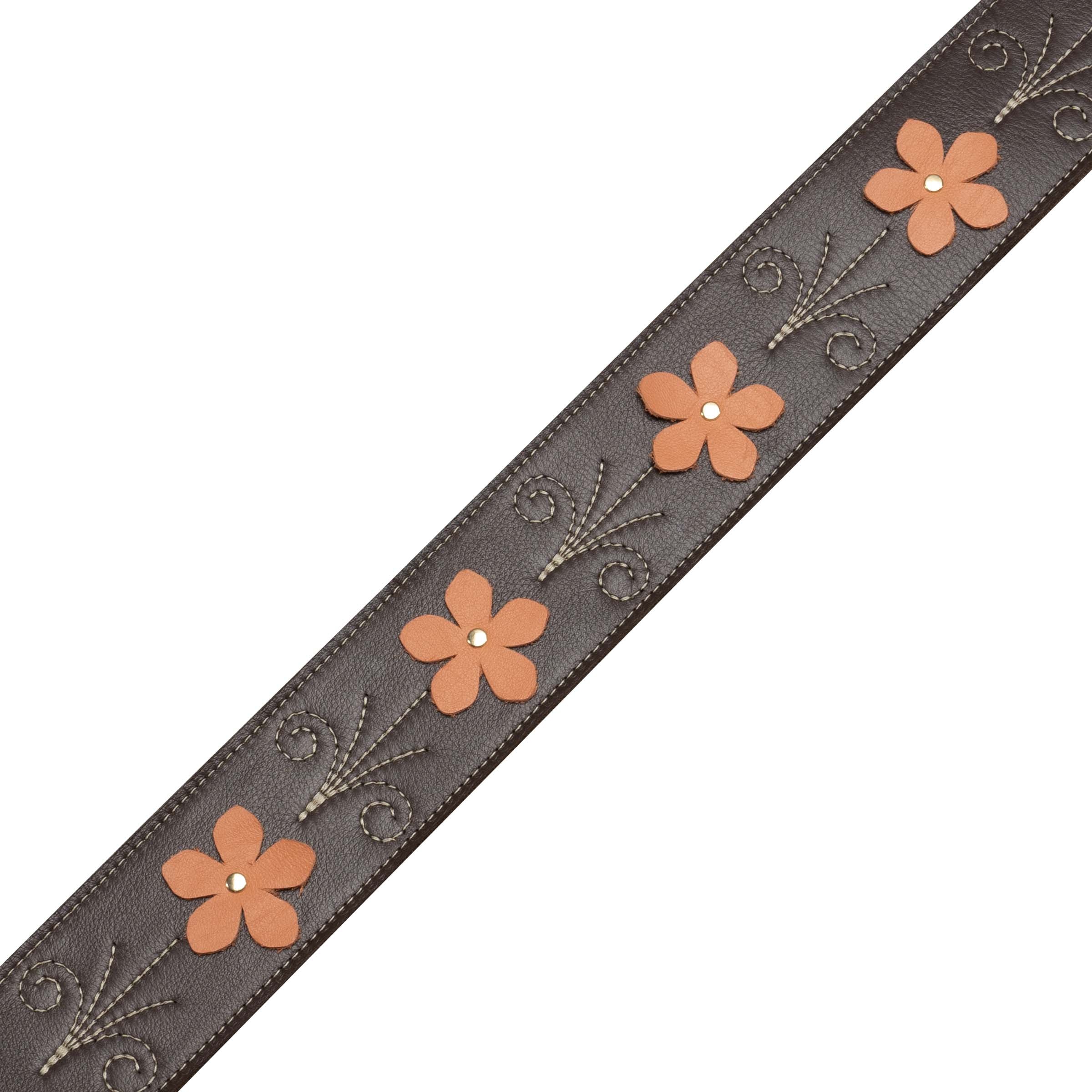 Levy's MG317IB-003 Tracolla in pelle Brown 2.5"