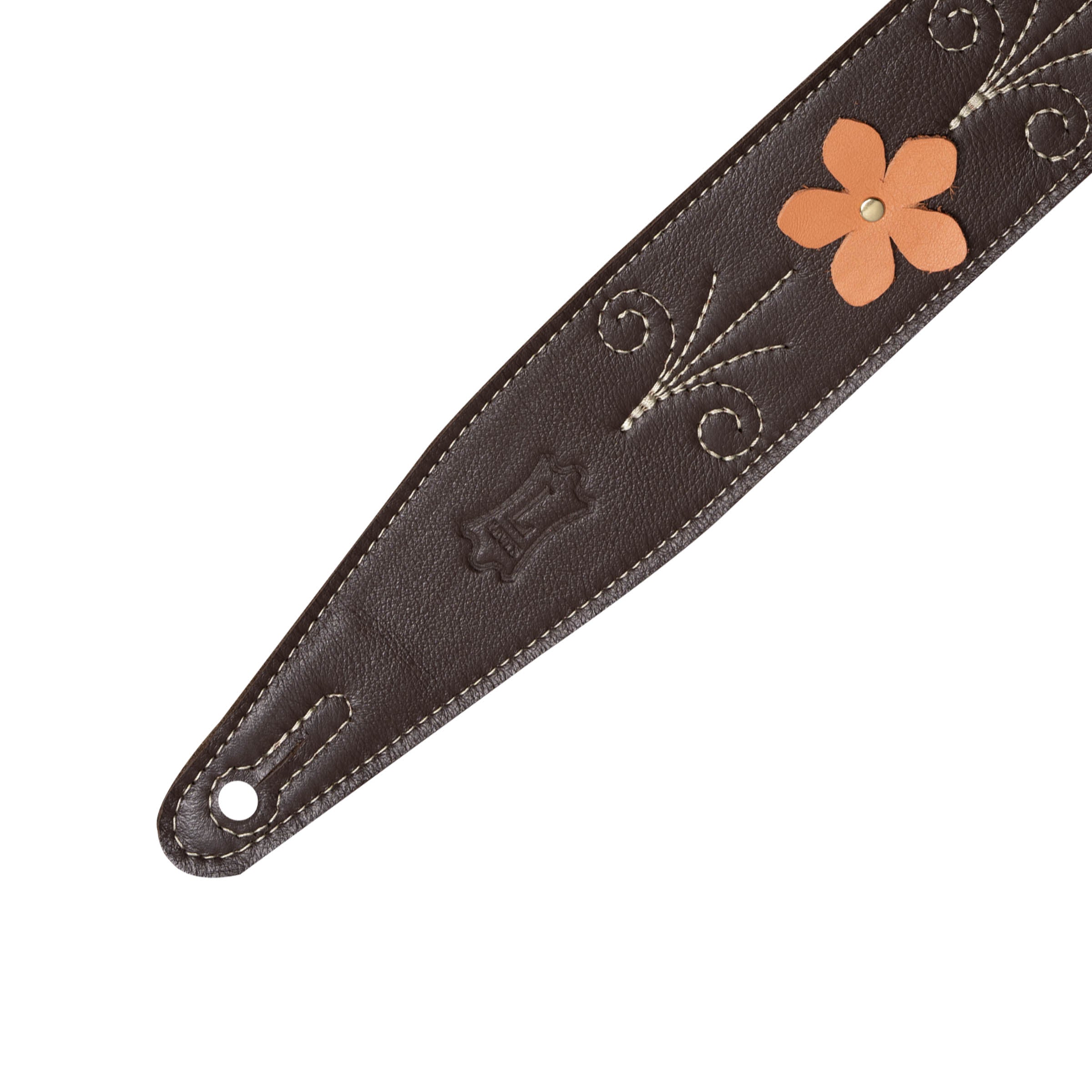 Levy's MG317IB-003 Tracolla in pelle Brown 2.5"