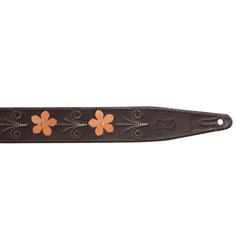 Levy's MG317IB-003 Tracolla in pelle Brown 2.5"