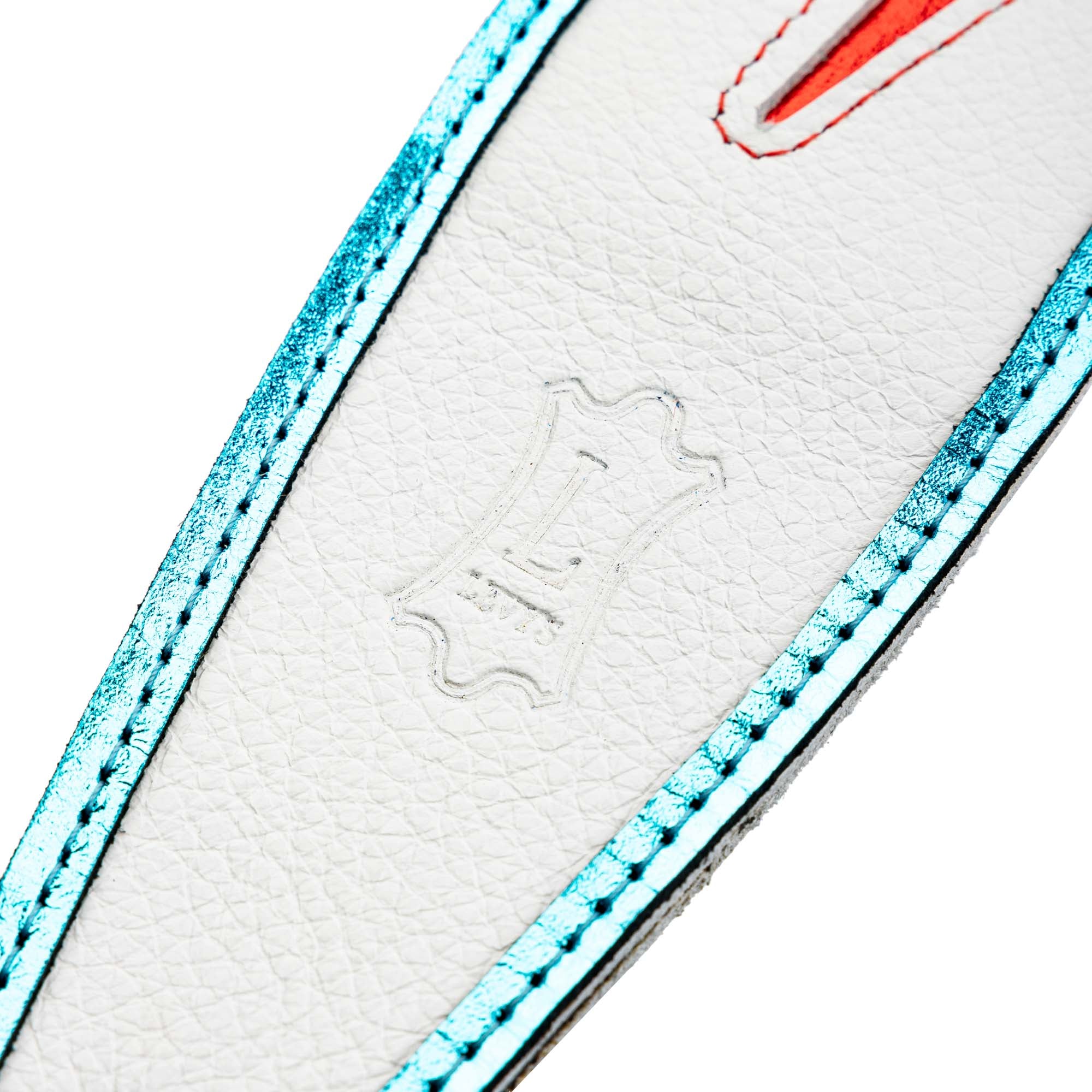 Levy's MJH317-006 Tracolla in pelle Glam Rock lightning Bolt 2.5"