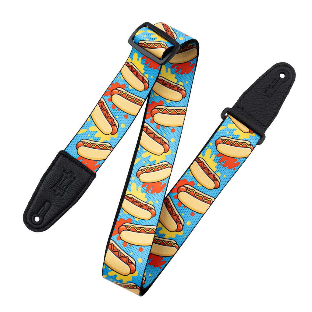 Levy's MP2TG-002 Tracolla in poliestere Hot Dog 2"