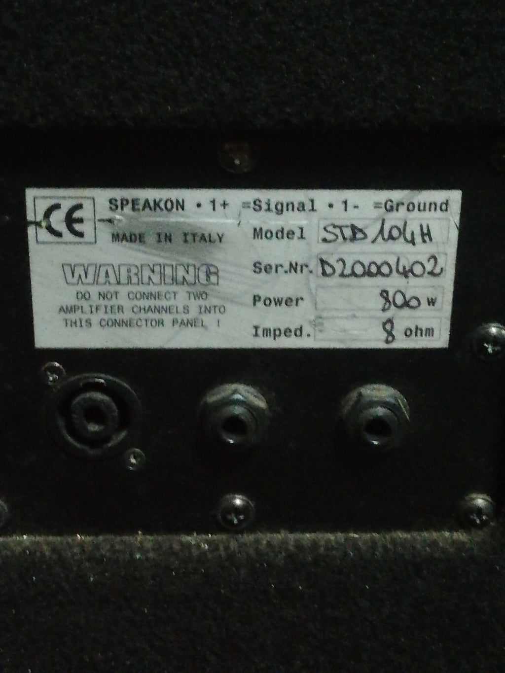 Markbass STD104 H used