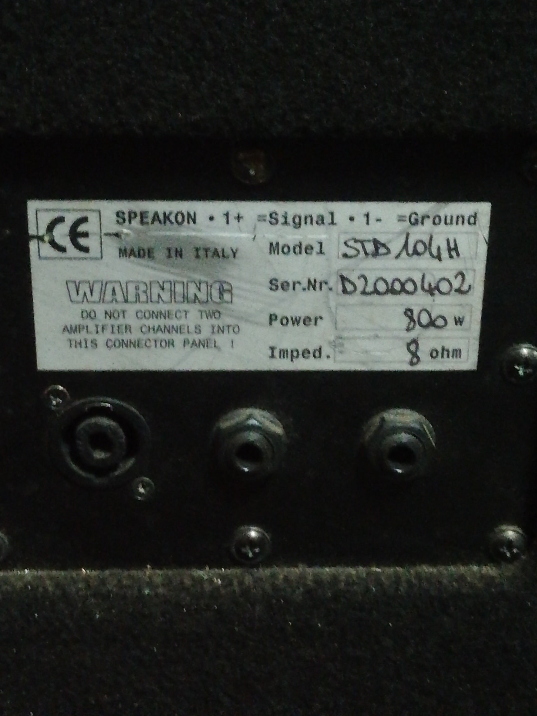 Markbass STD104 H used