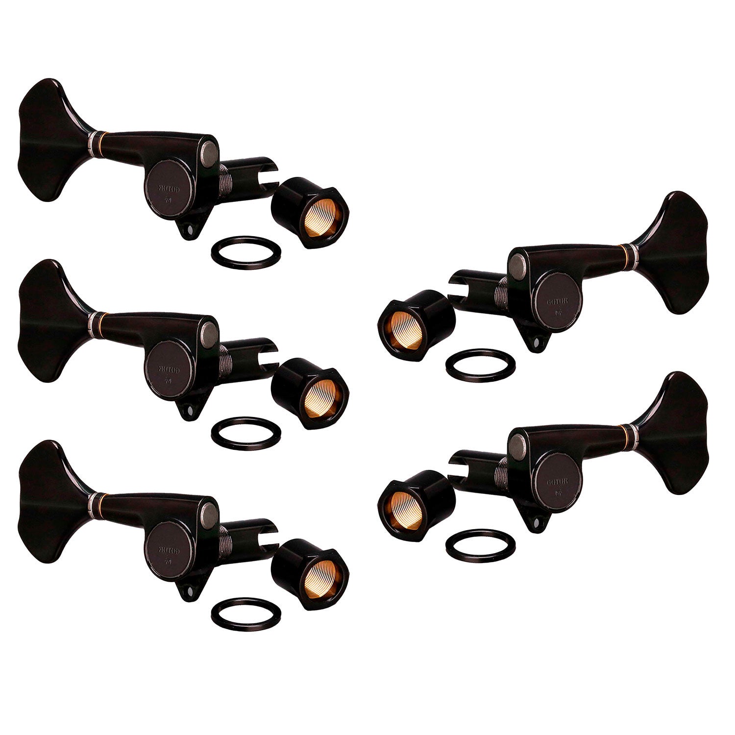 Gotoh Meccanica Gb707 3L+2R per Basso Black