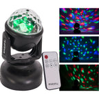 Ibiza Mini RGB LED Moving Head 6x3w with Remote Control