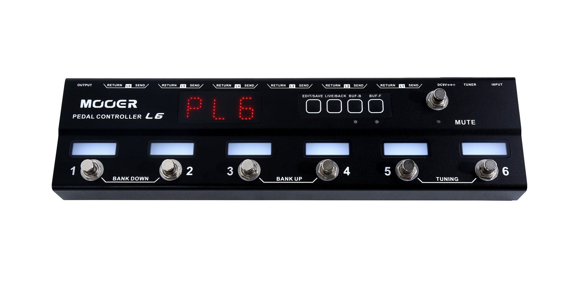 Mooer Controller Switch L6  Pedali Effetto