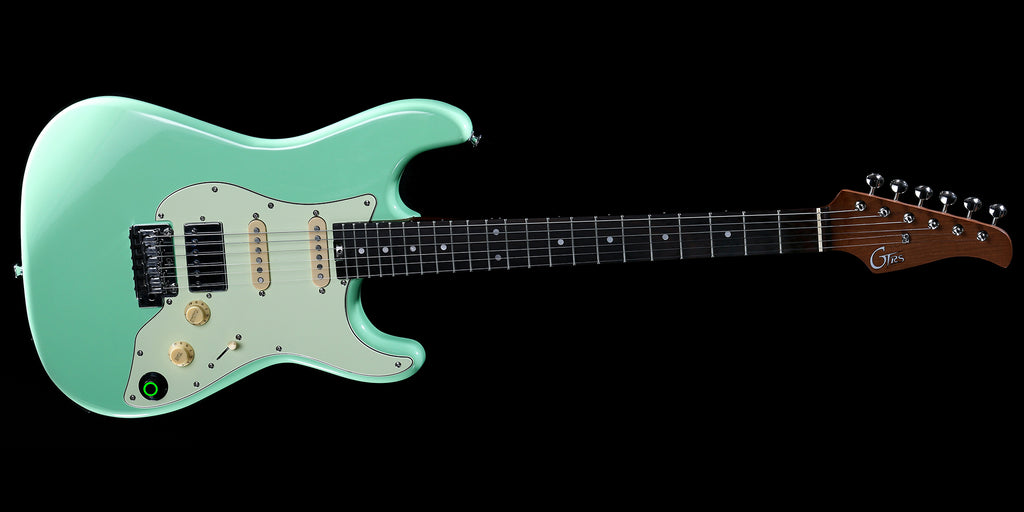 Mooer Gtrs S800 Standard Surf Green Electric Guitar with Digital Processor