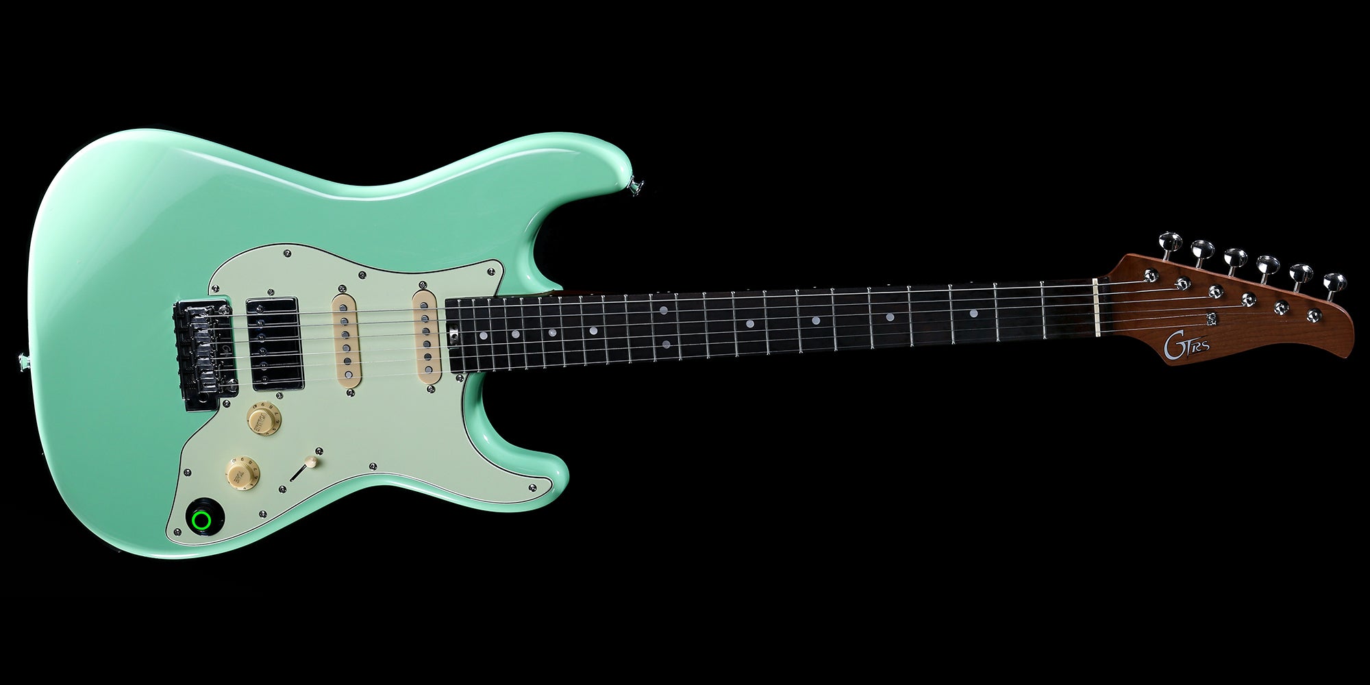 Mooer Gtrs S800 Standard Surf Green Chitarra Elettrica con Processore Digitale