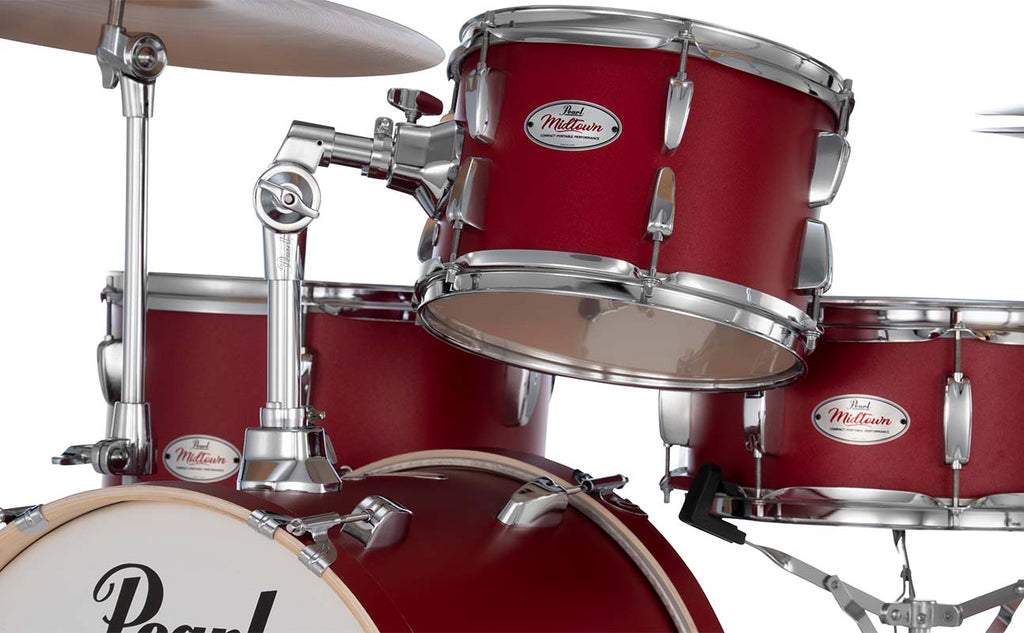 Pearl Batteria MT564/C-D747 Midtown Matte Red 4Pc
