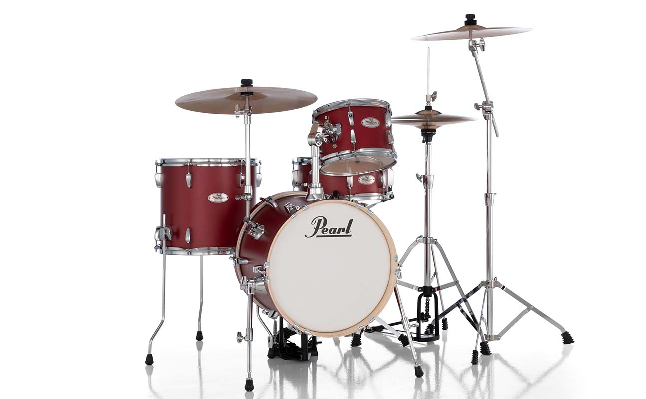 Pearl Batteria MT564/C-D747 Midtown Matte Red 4Pc
