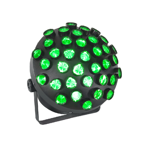 Afx Luce Effetto Led Mushroom Multi Beam Dmx con Telecomando