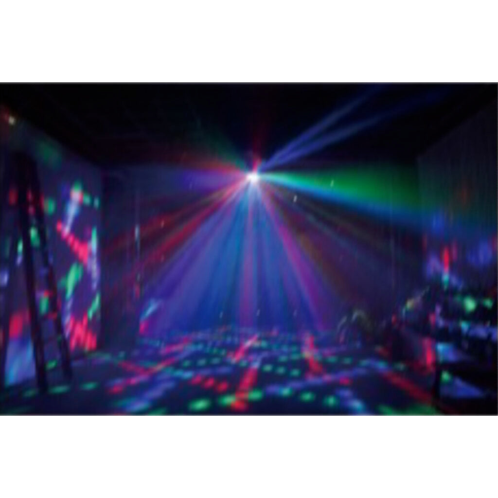 Afx Luce Effetto Led Mushroom Multi Beam Dmx con Telecomando