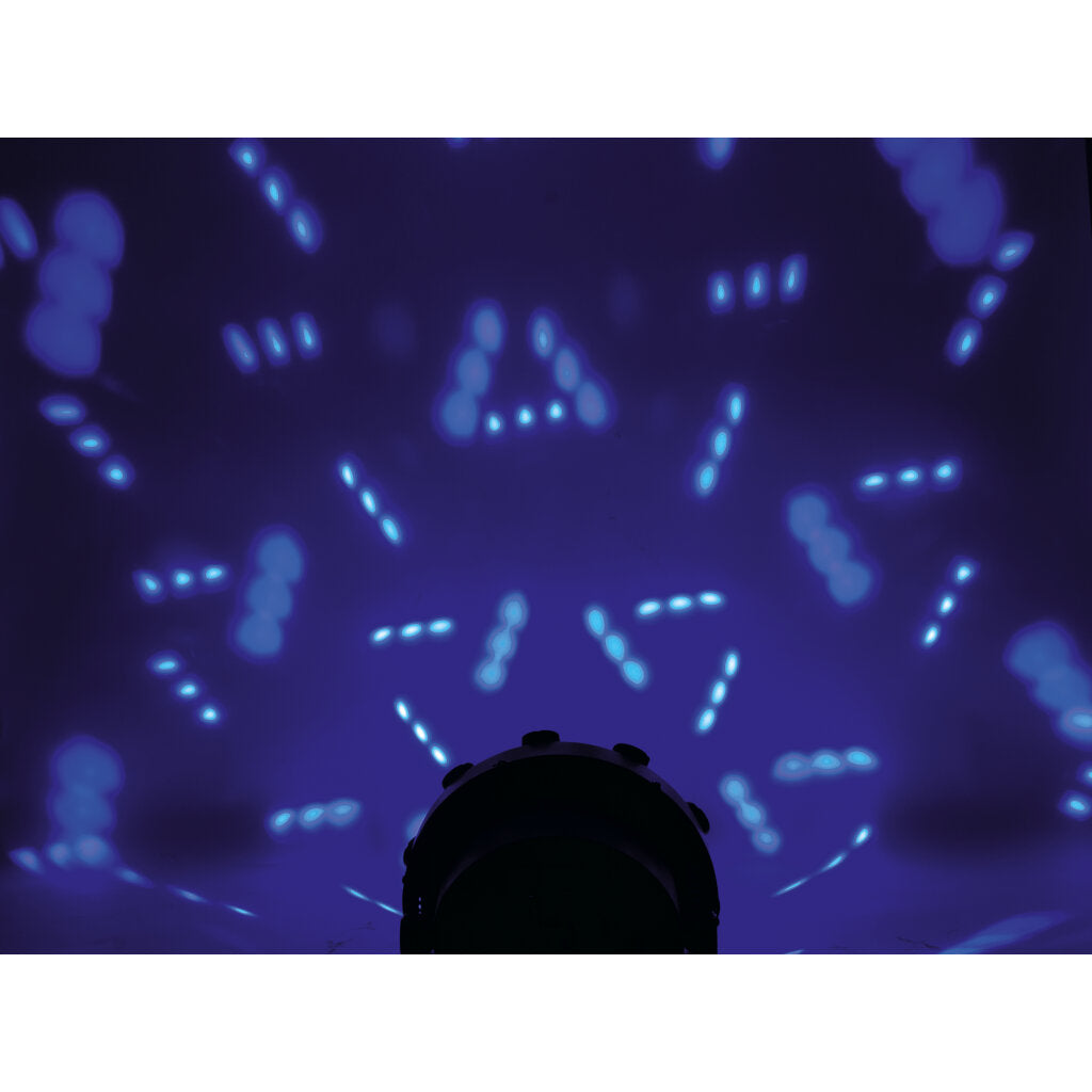 Afx Luce Effetto Led Mushroom Multi Beam Dmx con Telecomando