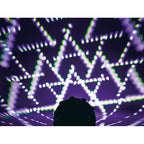 Afx Luce Effetto Led Mushroom Multi Beam Dmx con Telecomando