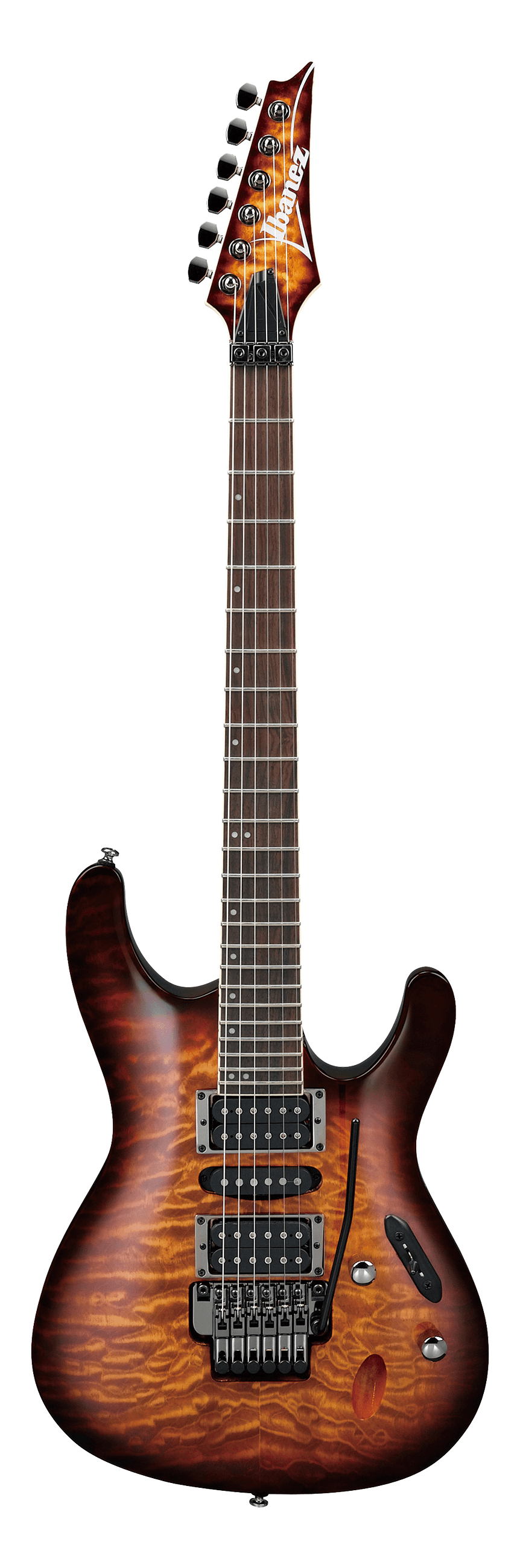 Ibanez S670QM Dragon Eye Burst