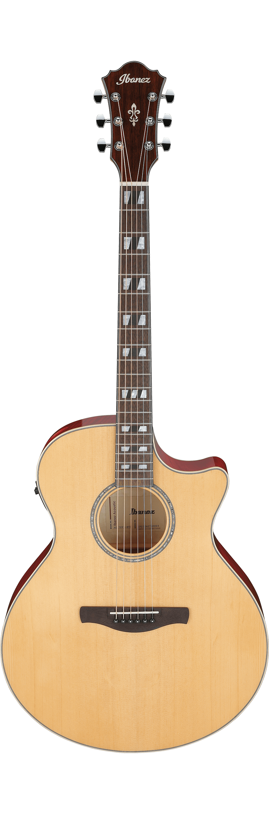 Ibanez AE170 Natural High Gloss top
