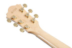 Ibanez AE390 Natural High Gloss Top Aqua Blue High Gloss Back and Sides